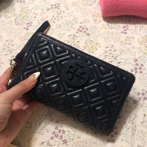 Tory Burch navy wallet